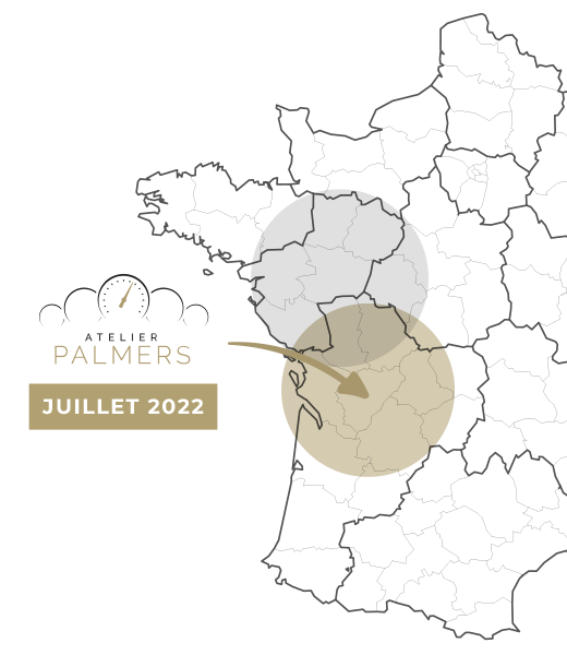 Carte de France Atelier Palmers