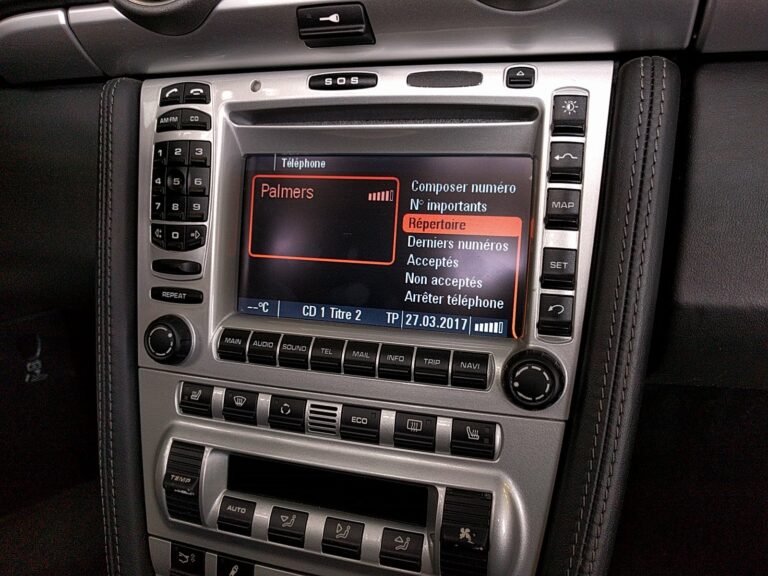 Post équipements Porsche mains-libres bluetooth PCM2